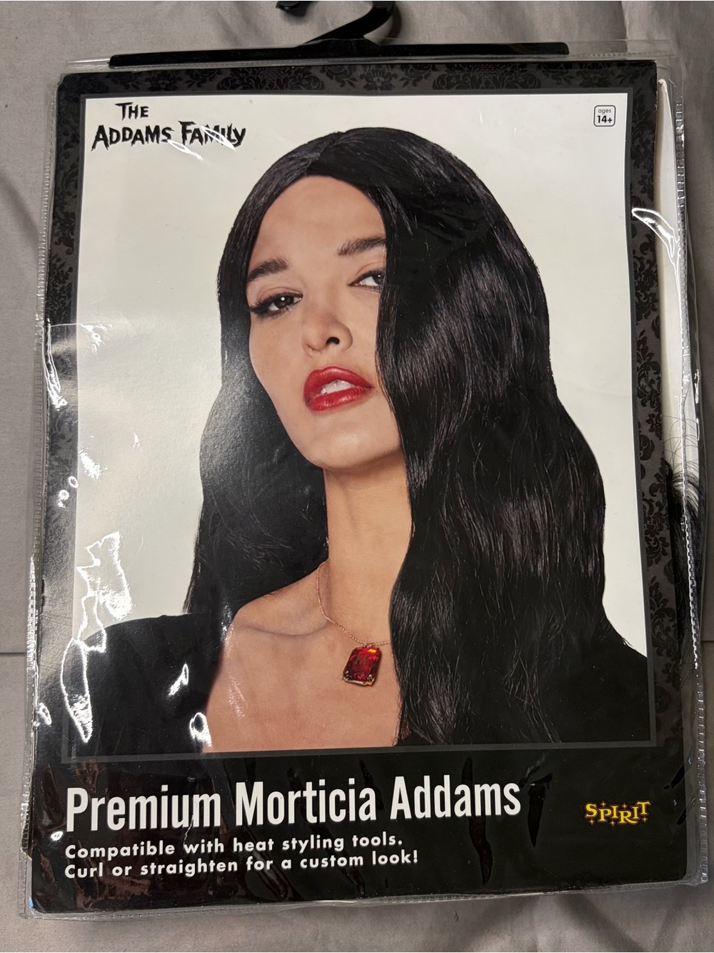 Premium Morticia Addams Wig